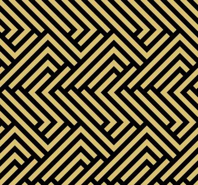 Seamless Geometric Vector Background, Modern Abstract Pattern Illustrazione stock