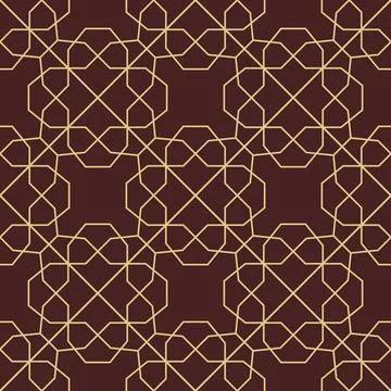 Seamless Geometric Vector Background, Modern Abstract Pattern Illustrazione stock