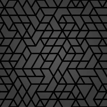 Seamless Geometric Vector Background, Modern Abstract Pattern Stockillustratie