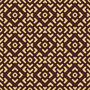 Seamless Geometric Vector Background, Modern Abstract Pattern Illustrazione stock
