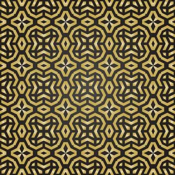 Seamless Geometric Vector Background, Modern Abstract Pattern 스톡 일러스트