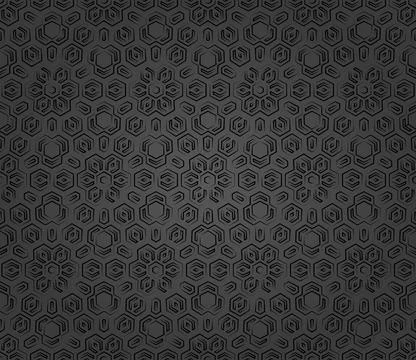 Seamless Geometric Vector Background, Modern Abstract Pattern Illustrazione stock