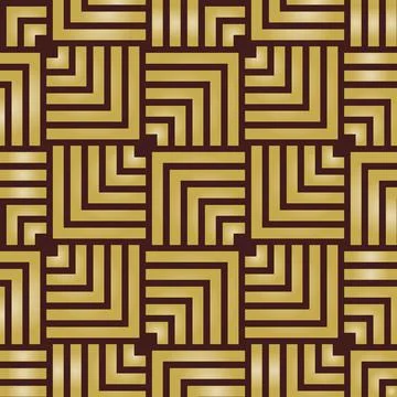 Seamless Geometric Vector Background, Modern Abstract Pattern Stock Illustration