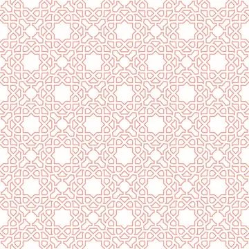 Seamless Geometric Vector Background, Modern Abstract Pattern Stock Illustration