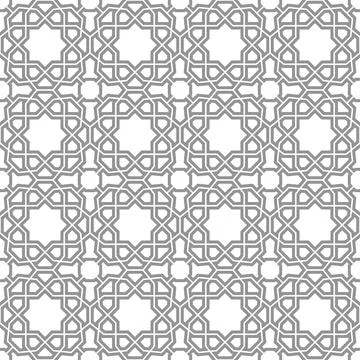 Seamless Geometric Vector Background, Modern Abstract Pattern Stock Illustration