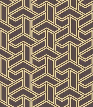 Seamless Geometric Vector Background, Modern Abstract Pattern Illustrazione stock