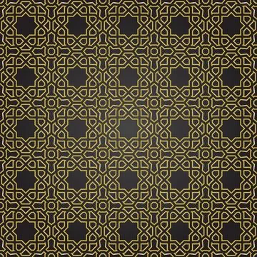 Seamless Geometric Vector Background. Modern Abstract Pattern Stock Illustration