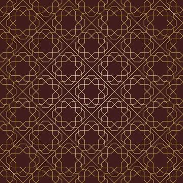 Seamless Geometric Vector Background. Modern Abstract Pattern Stock Illustration