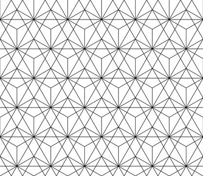 Seamless Geometric Vector Background. Modern Abstract Pattern Stock Illustration