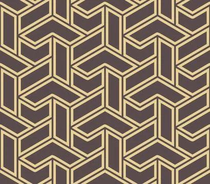 Seamless Geometric Vector Background. Modern Abstract Pattern Stock Illustration