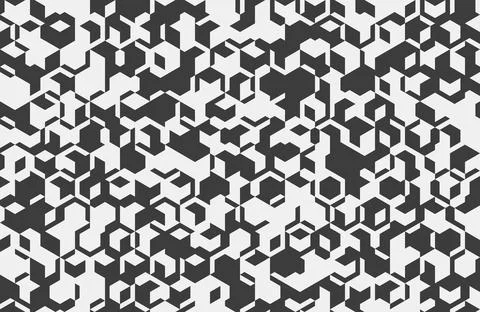 Seamless geometric vector with creative mosaic elements. Ideal for modern bac イラスト素材