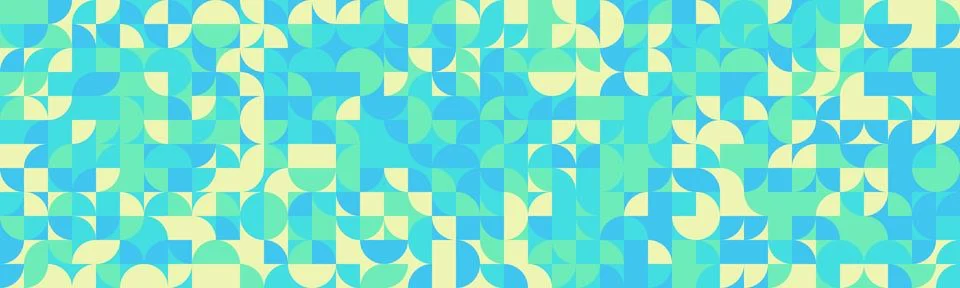 Seamless geometric vector with creative mosaic elements. Ideal for modern bac Stock Illustration