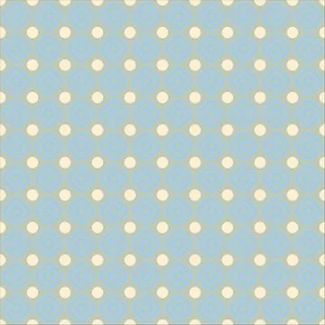 Seamless geometric vector pattern. Abstract background. Brown and blue geomet Stock Illustration