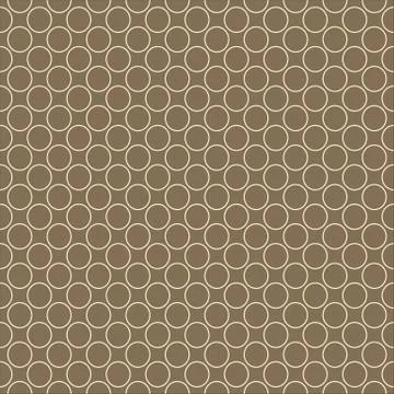 Seamless geometric vector pattern. Abstract background. Brown circles geometr Stock Illustration