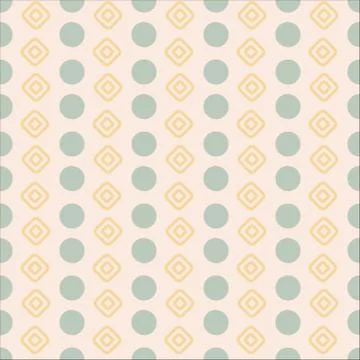 Seamless geometric vector pattern. Abstract background. Pink and blue geometric Stock Illustration