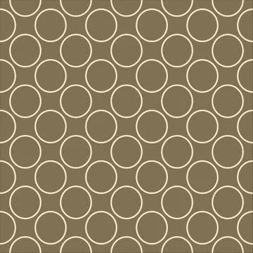 Seamless geometric vector pattern. Abstract background. Brown circles geometric Illustrazione stock
