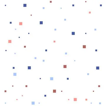 Seamless geometric vector pattern. Colorful squares design. Stock Illustration