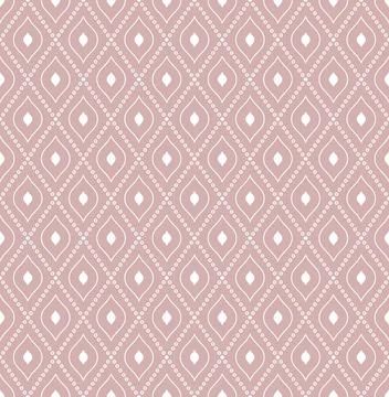 Seamless Geometric Vector Pattern With Dotted Rhombuses イラスト素材