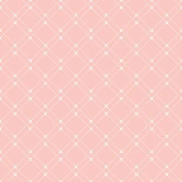 Seamless Geometric Vector Pattern With Dotted Rhombuses Stock Illustration