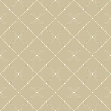 Seamless Geometric Vector Pattern With Dotted Rhombuses 스톡 일러스트