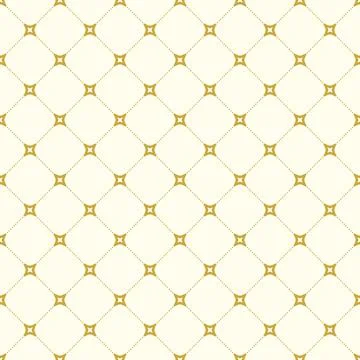 Seamless Geometric Vector Pattern With Dotted Rhombuses Stock Illustration