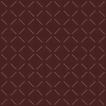 Seamless Geometric Vector Pattern With Dotted Rhombuses イラスト素材