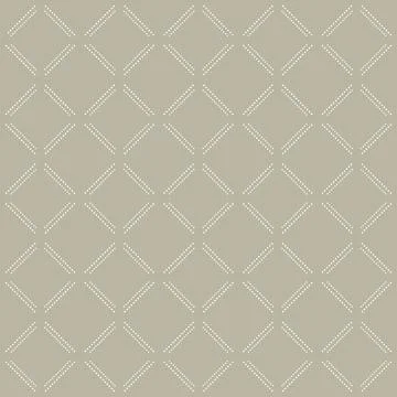 Seamless Geometric Vector Pattern With Dotted Rhombuses Stock Illustration