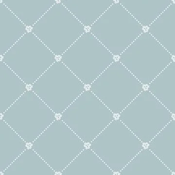 Seamless Geometric Vector Pattern With Dotted Rhombuses Stock Illustration