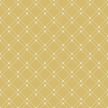 Seamless Geometric Vector Pattern With Dotted Rhombuses 스톡 일러스트