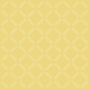 Seamless Geometric Vector Pattern With Dotted Rhombuses Stock Illustration