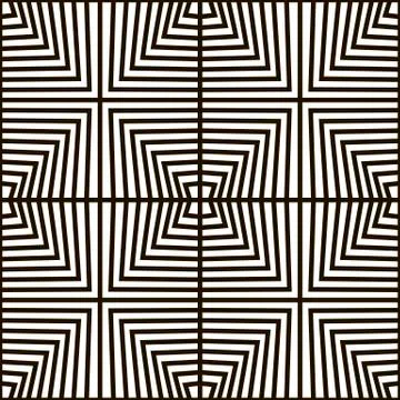 Seamless geometric vector pattern Stock Illustration