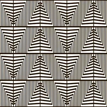 Seamless geometric vector pattern Stock Illustration