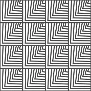 Seamless geometric vector pattern Stock Illustration