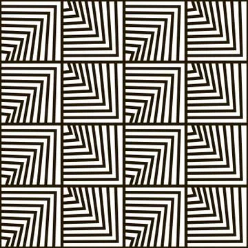 Seamless geometric vector pattern Stock Illustration