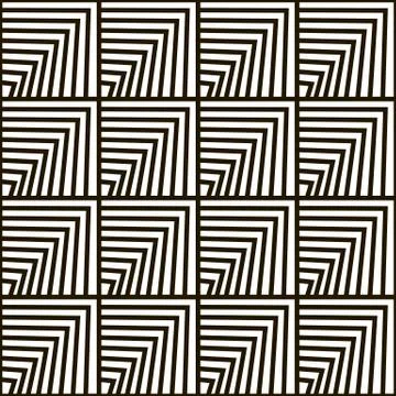 Seamless geometric vector pattern Stock Illustration