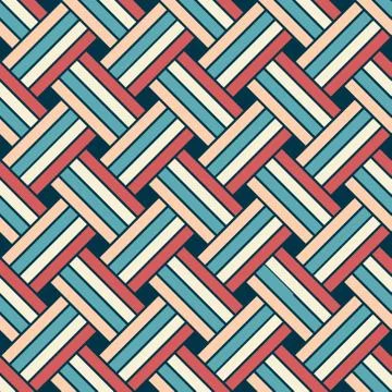 Seamless geometric vector pattern Stock Illustration