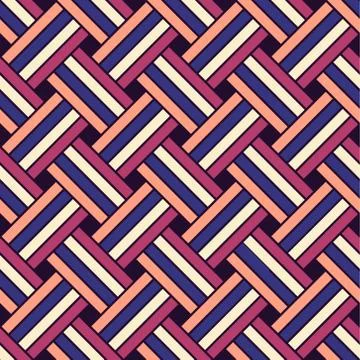Seamless geometric vector pattern Stock Illustration