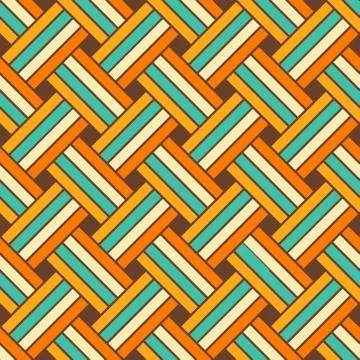 Seamless geometric vector pattern Illustrazione stock