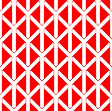 Seamless geometric vector pattern Stock Illustration