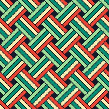 Seamless geometric vector pattern Stock Illustration