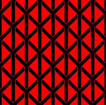 Seamless geometric vector pattern Stock Illustration