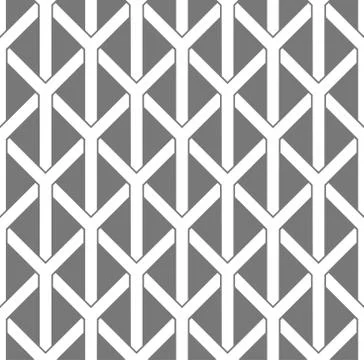 Seamless geometric vector pattern Stock Illustration