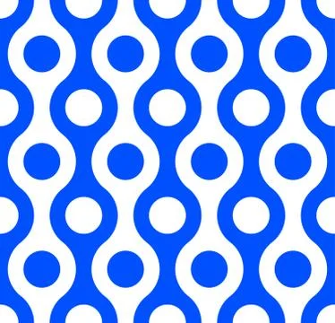 Seamless geometric vector pattern Stock Illustration