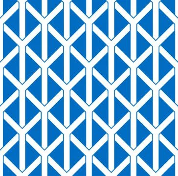 Seamless geometric vector pattern Stock Illustration