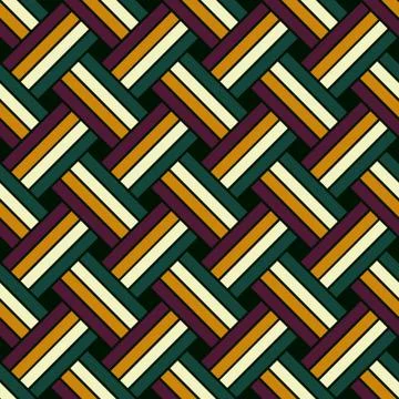 Seamless geometric vector pattern Stock Illustration