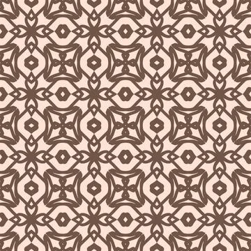 Seamless geometric vector pattern Stock Illustration