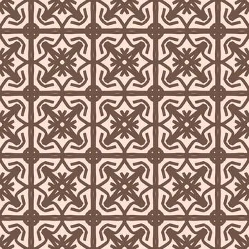 Seamless geometric vector pattern Stock Illustration