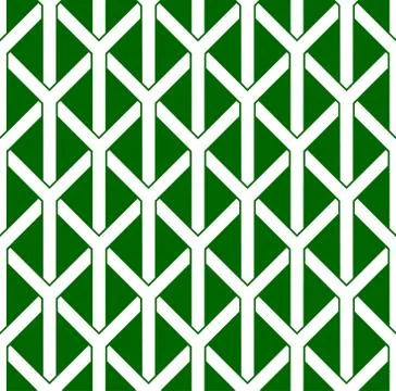 Seamless geometric vector pattern illustration Stock Illustration