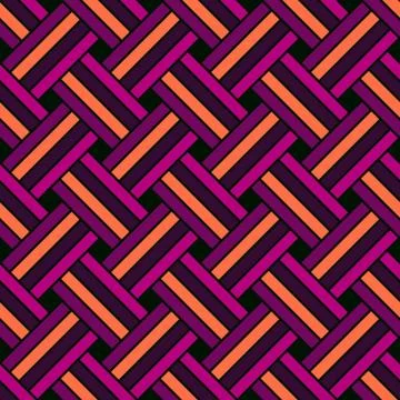 Seamless geometric vector pattern illustration Stock Illustration