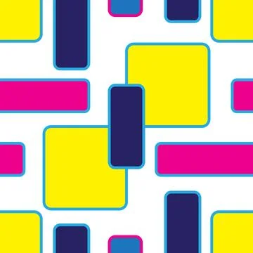 Seamless geometric vector pattern on transparent background 스톡 일러스트